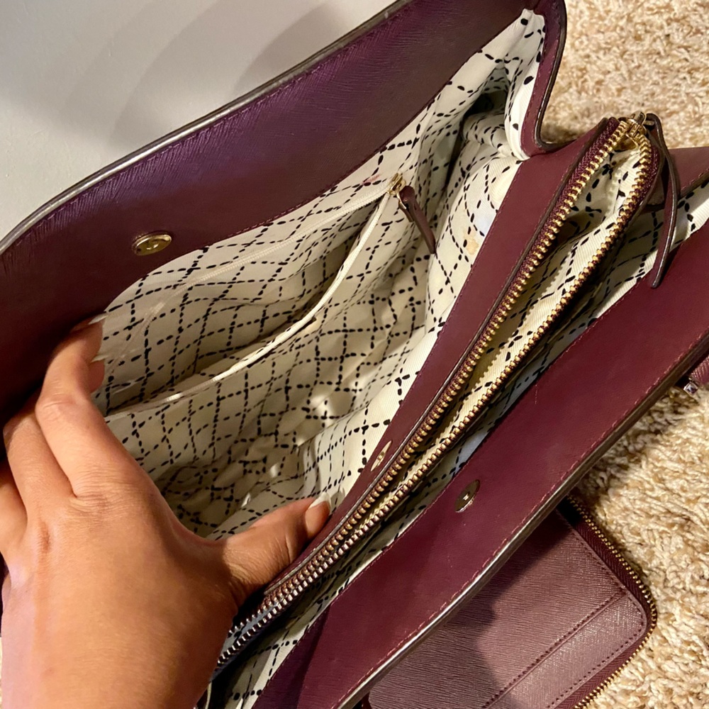 Kate Spade Tote With Matching Wallet - image 3